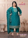 Plus Kim By Aanchi Vichitra Silk Kurti With Bottom Dupatta Wholesale Shop In Surat
